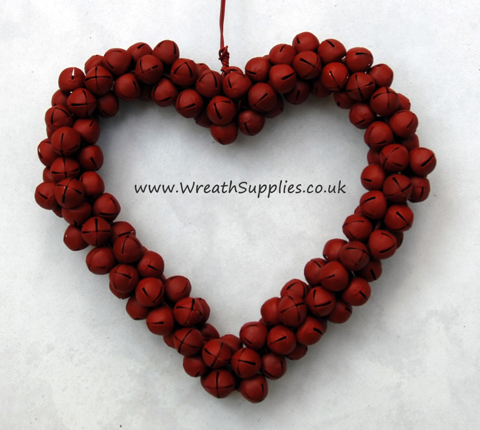 !0cm Red Jingle Bell Hearts for sale